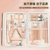 Wholesale nail clipper set, rose gold 23-piece set, stainless steel manicure tools, nail clippers, nail scissors, nail art set details Picture
